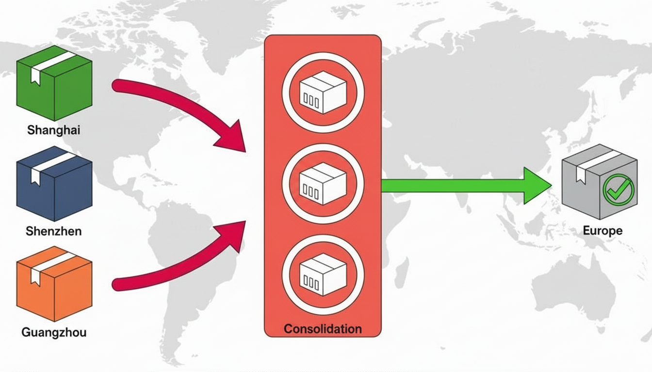 Logistique end-to-end en Chine : entrepôts, hubs et contrôle des flux